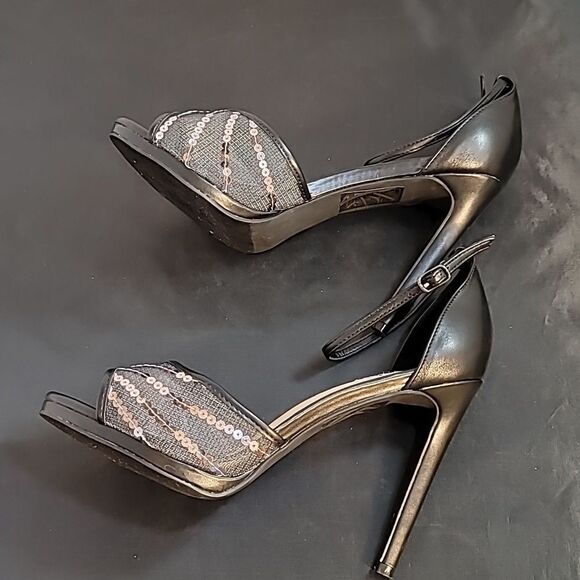 BRAND NEW RAMPAGE HIGH HEEL STILETTOS ADJUSTABLE BUCKLE STRAP SANDAL - Picture 12 of 15